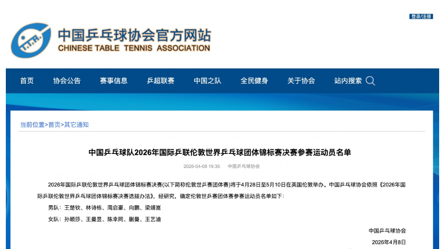 Kaiyun开云中国官网-樊振东自愿放弃！国乒公布世乒赛名单仅1小时 温瑞博落选原因曝光
